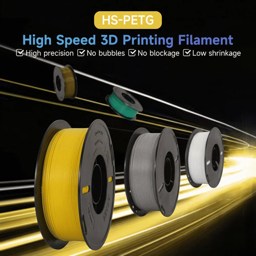 KINGROON 10KG Newest HS-PETG 3D Printer Filament 1.75mm High Speed Hyper PETG 10KG multi-color High Toughness Fast Shipping